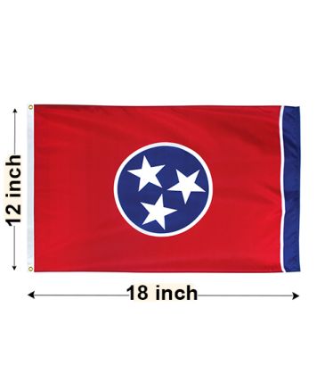 12"x18" Tennessee Nylon Outdoor Flag